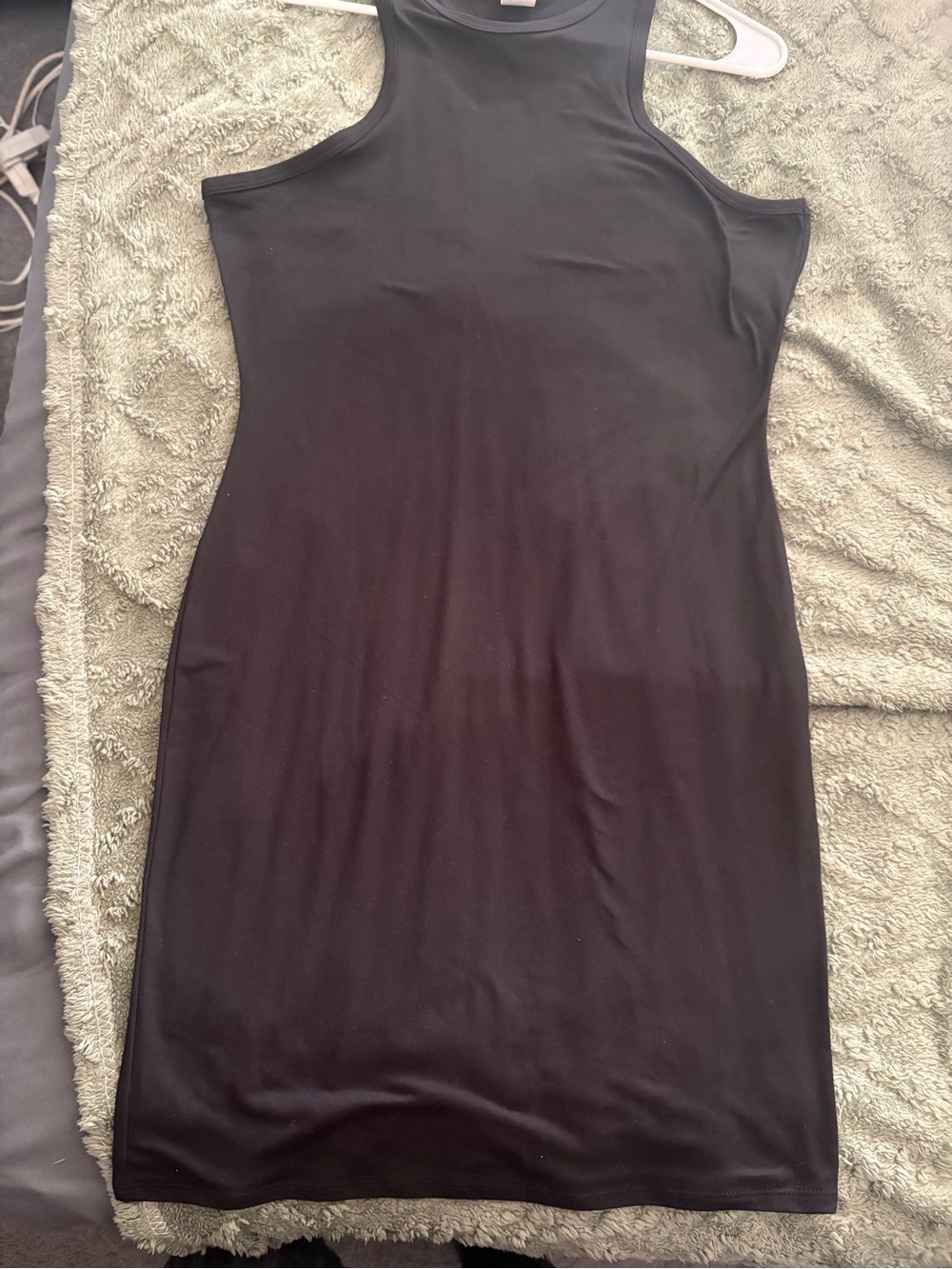 Sleeveless Black Bodycon Dress - Women's Stylish Knit